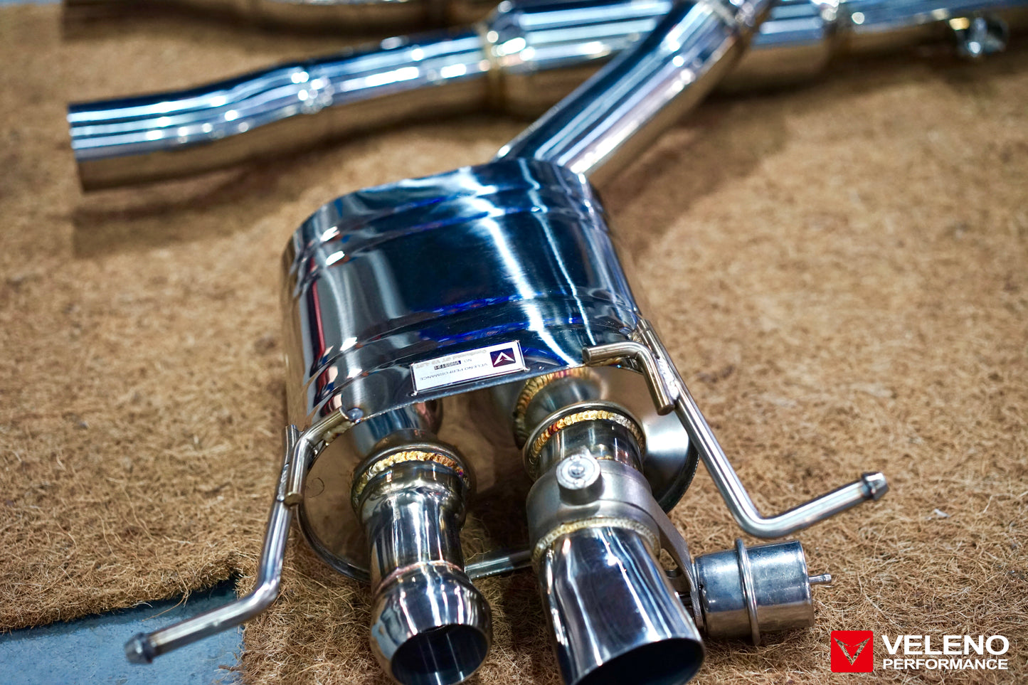 Bentley GT V8 catback exhaust system