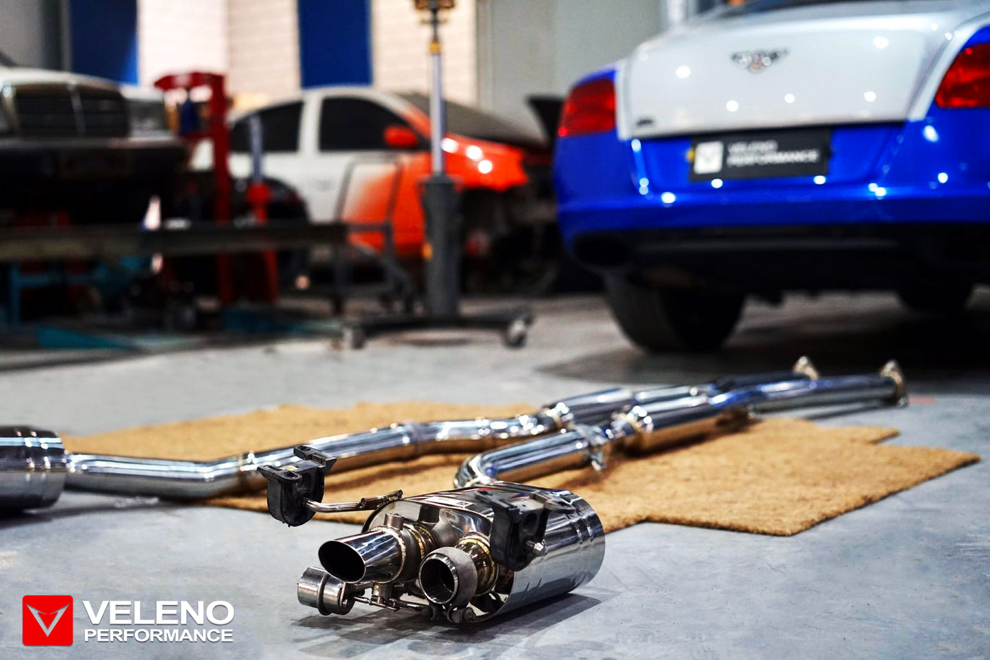 Bentley GT V8 catback exhaust system