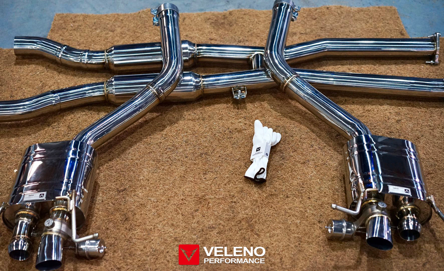 Bentley GT V8 catback exhaust system