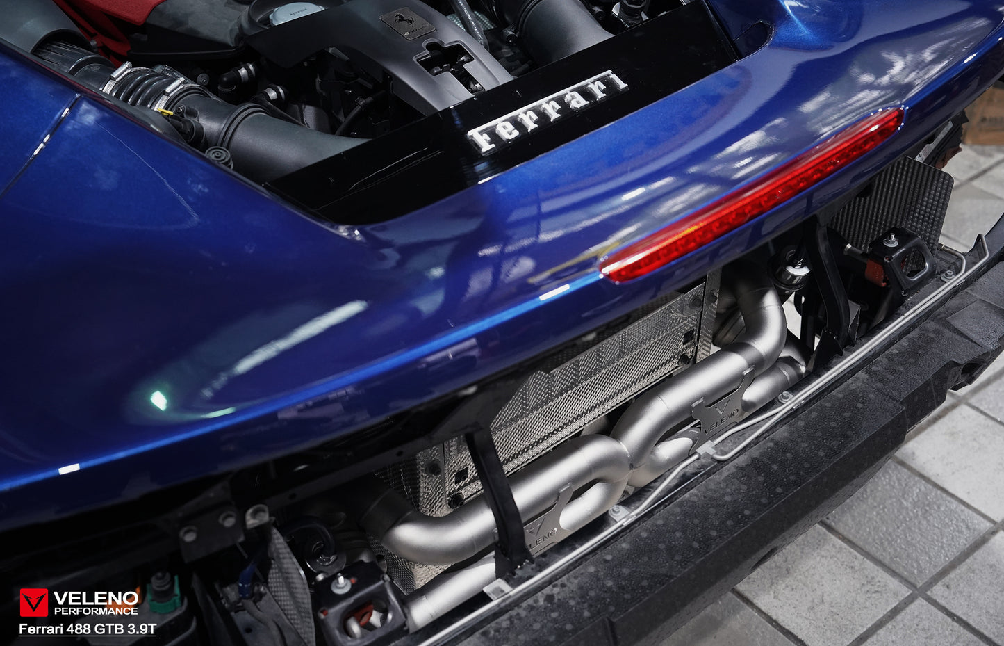 Ferrari 488 catback exhaust system