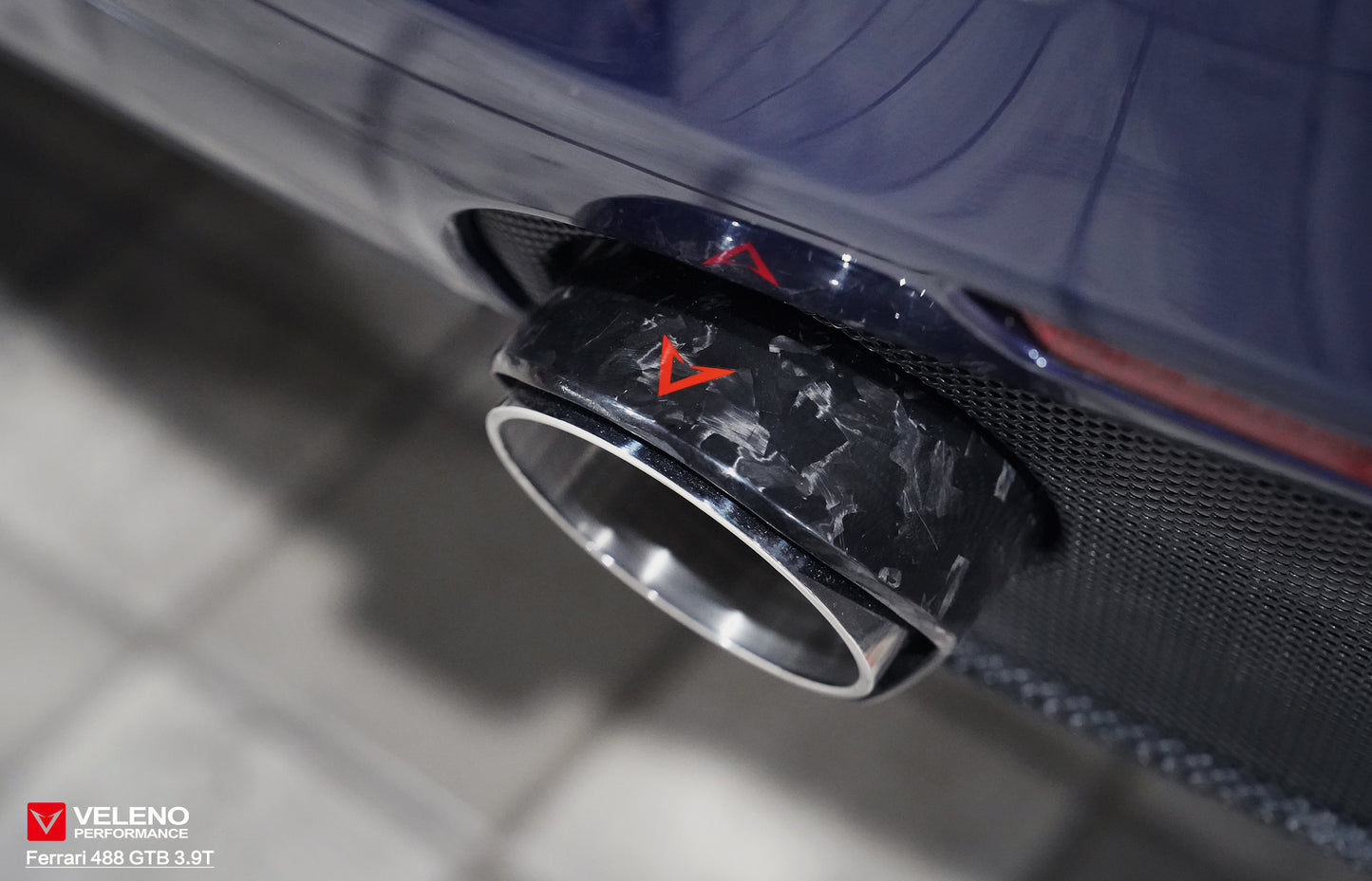 Ferrari 488 catback exhaust system