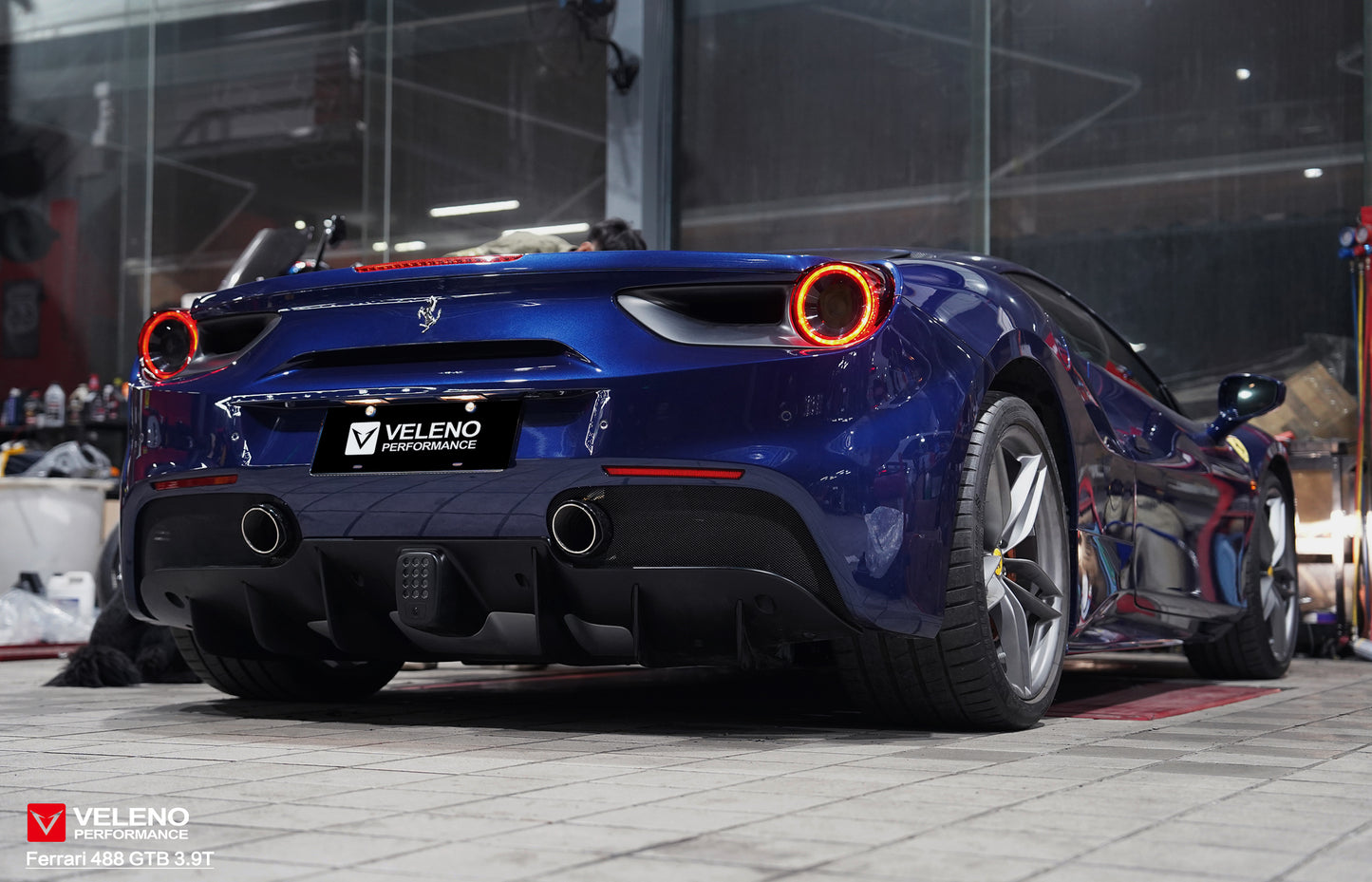 Ferrari 488 catback exhaust system
