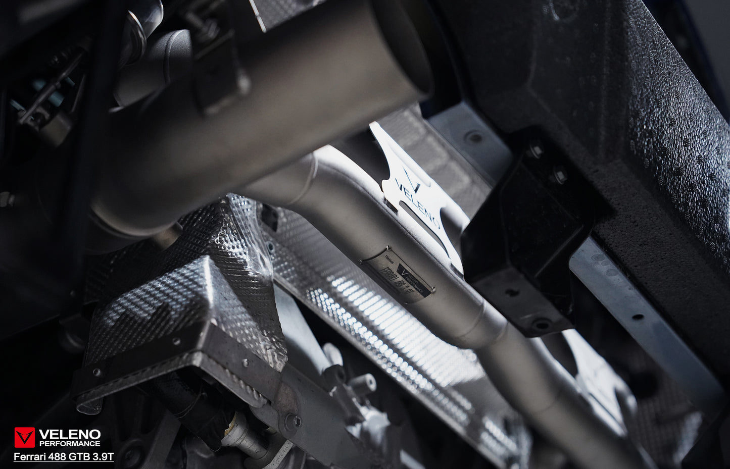 Ferrari 488 catback exhaust system