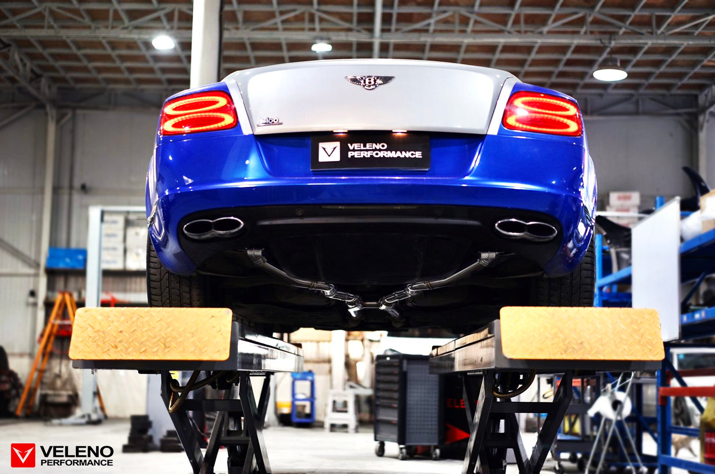Bentley GT V8 catback exhaust system