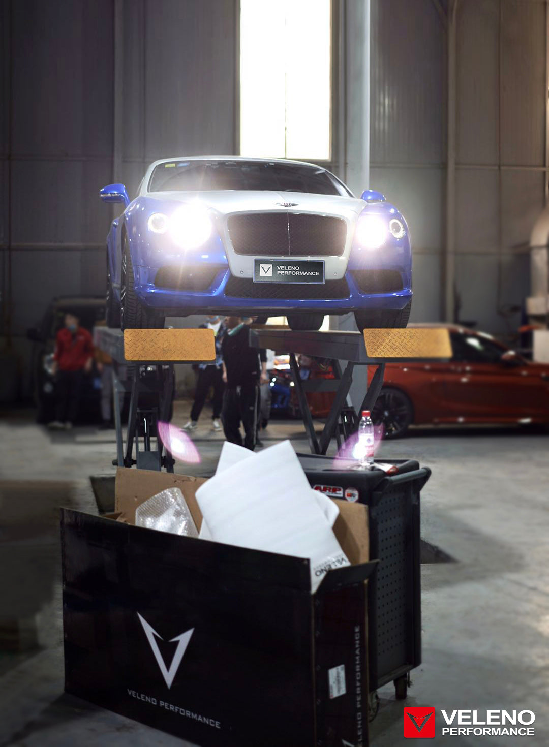 Bentley GT V8 catback exhaust system