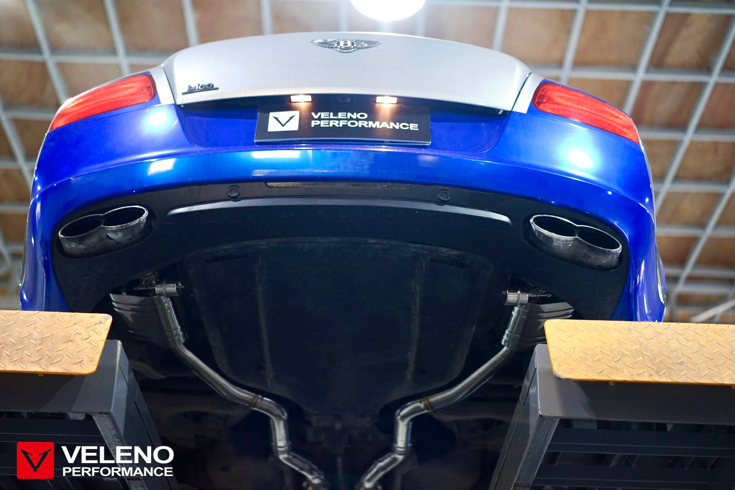 Bentley GT V8 catback exhaust system