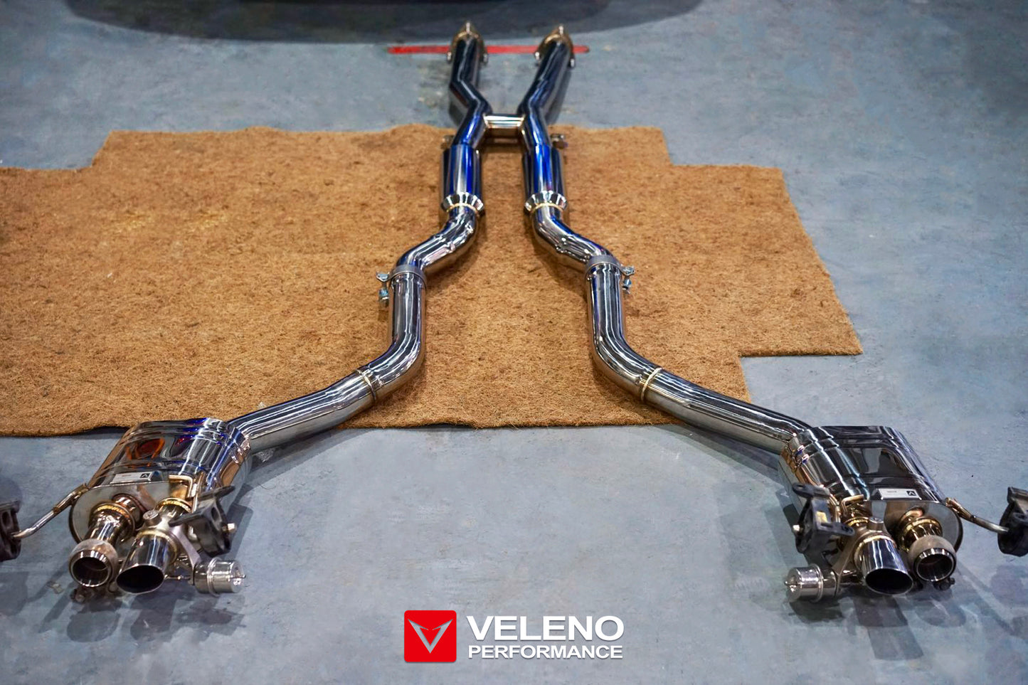 Bentley GT V8 catback exhaust system